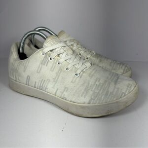 Nobull White Gray Trainers with Lettering‎ M 8 W 9.5